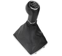 MODECAR - Compatibile con Opel Astra III H 04-10 pomello leva cambio NERO + CUFFIA CAMBIO 6 VELOCITÀ per 93188022,