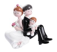 Modecor - Topper Cake Matrimonio Sposi Con Bimbo Modecor