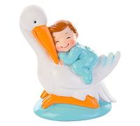 Modecor - Topper Cake Nascita Cicogna Con Bimbo Modecor