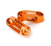 Modeer Compatibile con DUKE 390 ogni anno moto specchietto retrovisore Riser Extender 390 duke duke390 accessori (arancione)