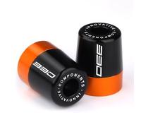 Modeer Estremità manubrio moto per Duke 990 | 990 SM/SMT | 990 Adventure/R | 990 Super Duke tutti gli anni moto CNC manubrio Plug Balance Pad accessori (arancione)