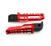 Modeer Pedane posteriori per moto, pedale di supporto sociale per Ya&maha Tenere 700 2019 2020 2021 2022 2023 2024+ tenere700 accessori (rosso)
