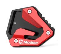 Modeer Per H-onda CRF1000L Africa Twin 2016 ~ 2019 / Adventure Sports 2018 2019 - Cavalletto laterale CNC per moto, cuscinetti di estensione africa twin 1000 accessori (rosso modaio)