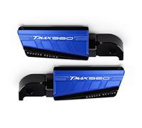 Modeer Per Tmax 560 Tmax560 Tech Max tutti gli anni poggiapiedi posteriore passeggero tmax 560 techmax techmaxtmax560 accessori (blu)