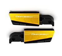 Modeer Per Tmax 560 Tmax560 Tech Max tutti gli anni poggiapiedi posteriore passeggero tmax 560 techmax techmaxtmax560 accessori (oro)