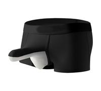 Modeewel Boxer da uomo boxer intimo trunk con custodia per pene mutandine maschili gelato seta lingerie uomo elefante boxer pantaloni mutande semi-trasparenti biancheria intima, Nero , M