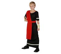Modeewel Costume Romano Bambino Antica Vestito da Greca Medievale Gladiatore Imperatore per Carnevale Halloween Party Festa Cosplay Travestimento Abito Tunica Completo Storico Divertente