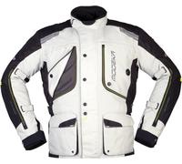 Modeka Aeris Giacca moto in tessuto, nero-grigio, taglia 3XL per maschi