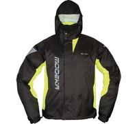 Modeka AX-Dry II, giacca antipioggia XL female Nero/Giallo Fluo