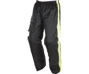 Modeka Ax-Dry Pantaloni pioggia, nero-giallo, taglia S per maschi