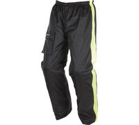 Modeka Ax-Dry Pantaloni pioggia, nero/neon, Taglia 3XL