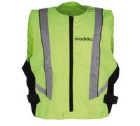 Modeka Basic Gilet di sicurezza retroriflettente, taglie S - 10XL, colore: giallo fluo