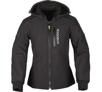 Modeka Clarke Giacca tessile da donna, nero, Taglia 34