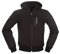 Modeka Clarke impermeabile Giacca tessile moto, nero, taglia XL per maschi