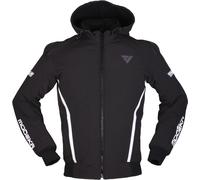 Modeka Clarke Sport Giacca Moto, Bianco/nero, Taglia L