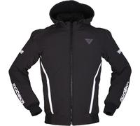 Modeka Clarke Sport Giacca Moto, Bianco/nero, Taglia M