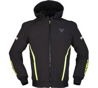 Modeka Clarke Sport, giacca in tessuto XL male Nero/Giallo Fluo