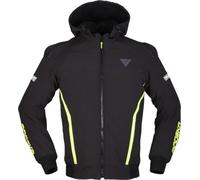 Modeka Clarke Sport, giacca in tessuto XL male Nero/Giallo Fluo