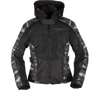 Modeka Couper II Giacca tessile da donna, nero-multicolore, taglia 34 per donne