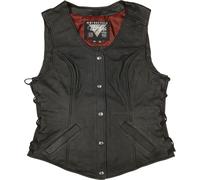 Modeka BikerWear Gilet moto da donna Diona Nero Taglia 38