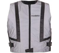 Modeka Doc Silver Avviso Vest, grigio, taglia 3XL