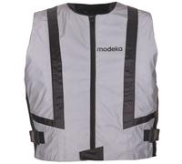 Modeka Doc Silver Avviso Vest, grigio, taglia 2XL per maschi