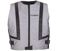 Modeka Doc Silver Avviso Vest, grigio, Taglia XL