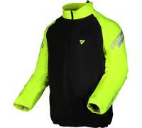 Modeka Flex Dry Giacca antipioggia da moto, nero/giallo, Taglia 5XL