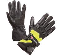 Modeka Freeze Evo Guanti da moto impermeabili, nero-giallo, taglia S M per maschi