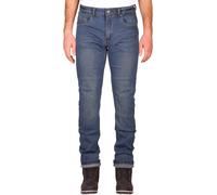 Modeka Glenn Slim Pantaloni Tessili Motociclistici, Azzurro chiaro, Taglia 32