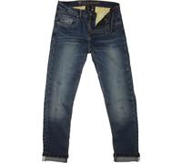 Modeka Glenn Slim Pantaloni Tessili Motociclistici, blu, taglia 32 per maschi