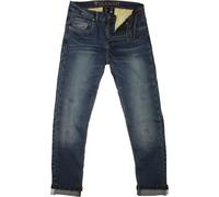 Modeka Glenn Slim Pantaloni Tessili Motociclistici, Blue Stone Wash, Taglia 36