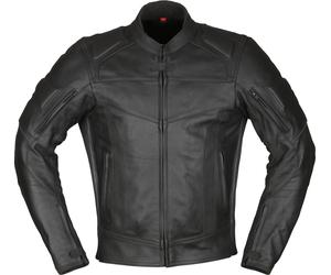 Modeka Hawking II Giacca in pelle motociclistica, nero, taglia 46 per maschi