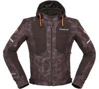 Modeka Jakson Camo 2in1, giacca tessile impermeabile S male Nero/Grigio Scuro