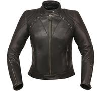 Modeka Jessy Gem Giacca di pelle moto da donna, nero, taglia 36 per donne