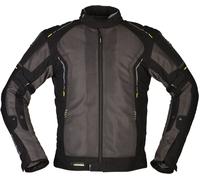 Modeka Khao Air, giacca tessile impermeabile L male Grigio Scuro/Nero