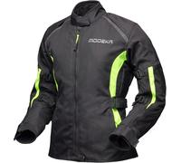 Modeka Luana Donna Moto Giacca Tessile, nero-giallo, taglia 46 per donne