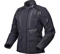 Modeka Lucano impermeabile Giacca tessile moto da donna, nero, Taglia 44