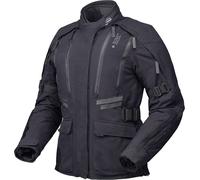 Modeka Lucano impermeabile Giacca tessile moto da donna, nero, Taglia 46