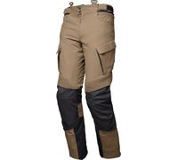 Modeka Lucano impermeabile Moto Tessile Pantaloni, nero-beige, taglia 3XL per maschi