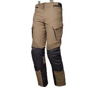 Modeka Lucano impermeabile Moto Tessile Pantaloni, nero-beige, taglia 5XL per maschi