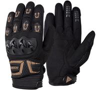 Modeka MX Top 2 Guanti da motocross, nero-beige, taglia M L per maschi