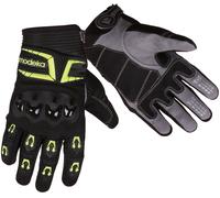 Modeka MX Top, guanti 11 male Nero/Giallo Fluo