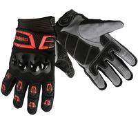 Modeka MX Top, guanti 9 male Nero/Rosso
