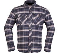 Modeka Nooner, giacca/camicia XXL male Blu/Grigio Chiaro