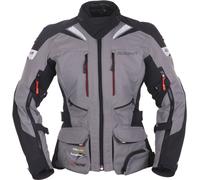 Modeka BikerWear Giacca tessile Panamericana Nero/Grigio Donna Taglia 34