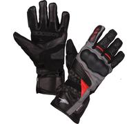Modeka Panamericana Guanti Moto, nero-rosso, taglia M L per maschi