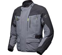 Modeka Paneo LT impermeabile Moto Tessile Jacke, nero-grigio, taglia 2XL per maschi