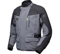 Modeka Paneo LT impermeabile Moto Tessile Jacke, grigio/nero, Taglia M
