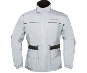 Modeka Rain Silver Giacca antipioggia, Argento, Taglia M